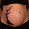 Photos Belly painting - Arbre