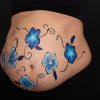Photos Belly painting - Fleurs